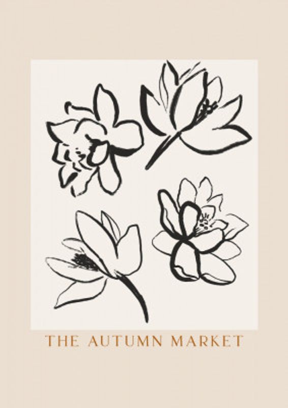 Floral Ink Impressions