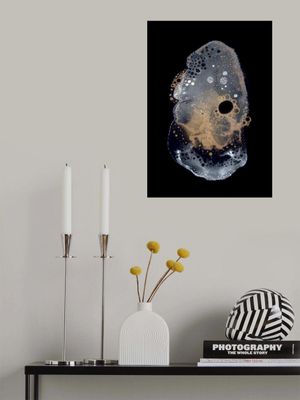 Abstract Gold Bubbles