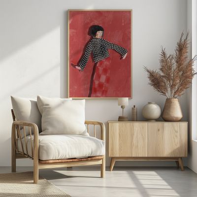 Dancing Woman Red Style