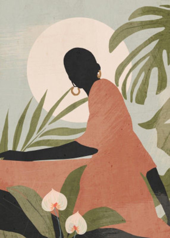 Serene Sunlit Silhouette