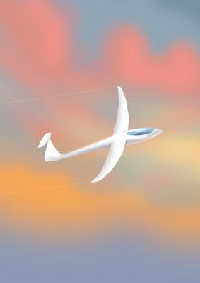 Glider In The Sky