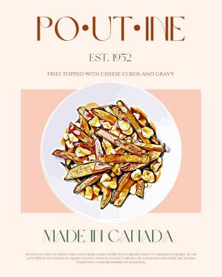 Poutine Print
