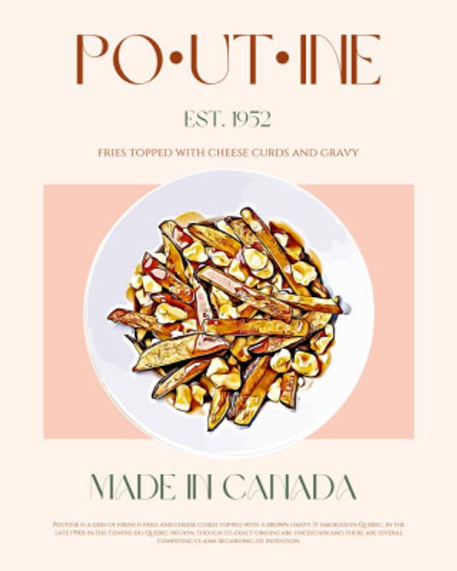 Poutine Print