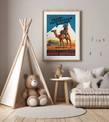 Trans Australian Railway Poster