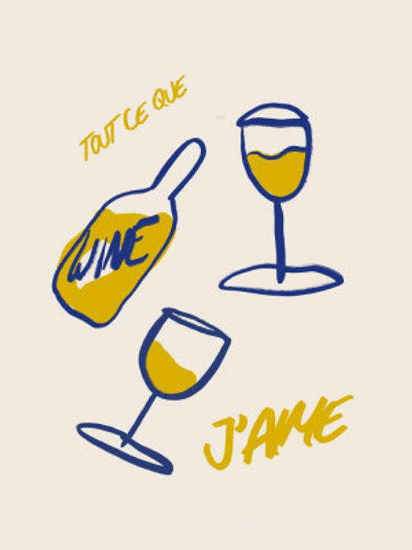 Wine &amp; Love Sketch