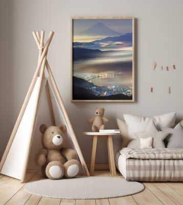 Staining sea of clouds