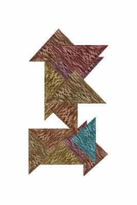 Mocha Textural Abstract 1