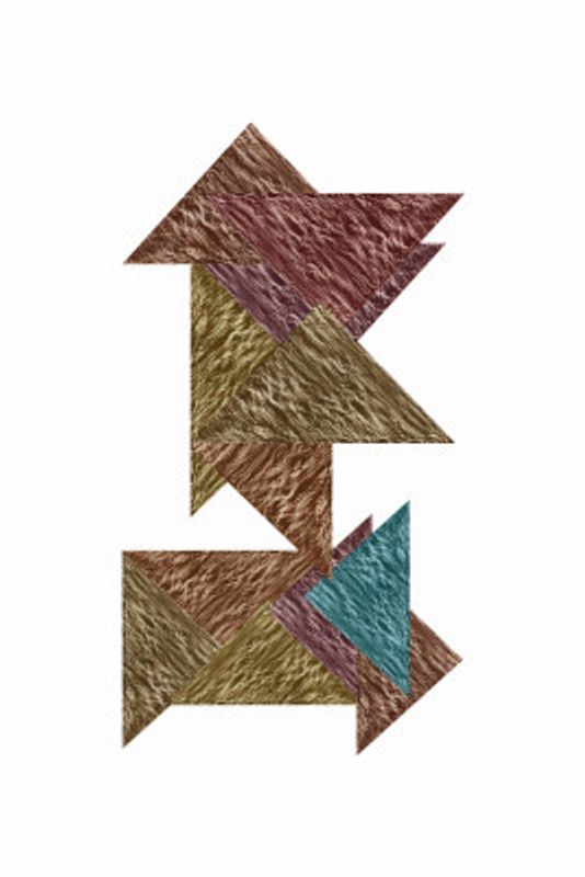 Mocha Textural Abstract 1