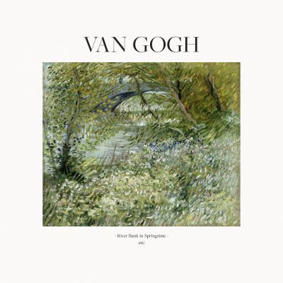 River Bank In Springtime (1887) Square