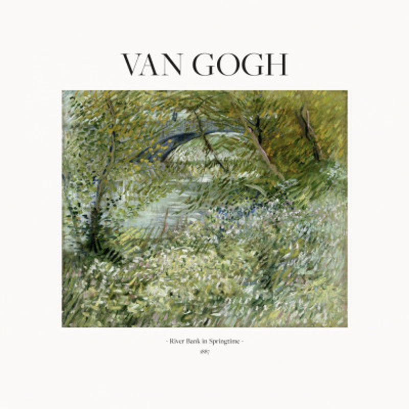 River Bank In Springtime (1887) Square