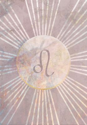 Leo Boho Star Sign Sun