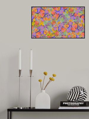 Repeatpattern Bouquethearts1purplepassion