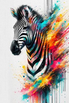 Colorful Zebra