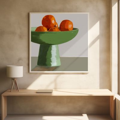 Mandarins in fruit bowl