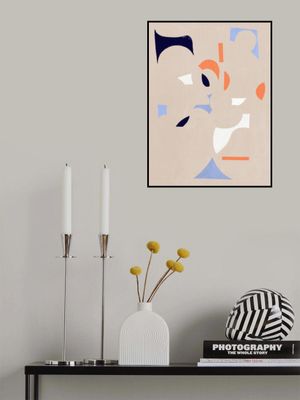 Geometric Shapes With Contrasting Colors