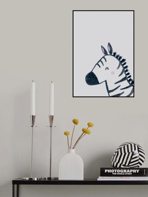 Inky Zebra Simple Boho Kids &amp; baby nursery jungle theme