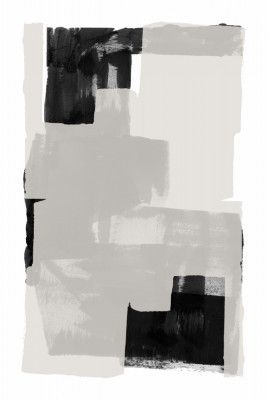 Black and White Abstract Composition No.3