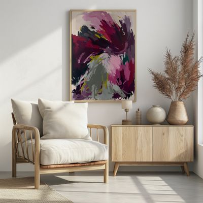 Vibrant Abstract Swirl
