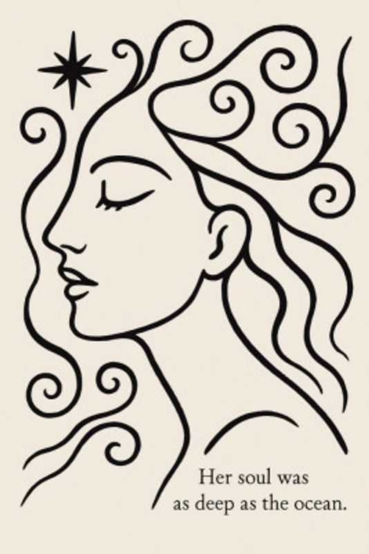 Her soul was as deep