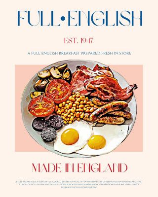 Traditional Full English Breakfast