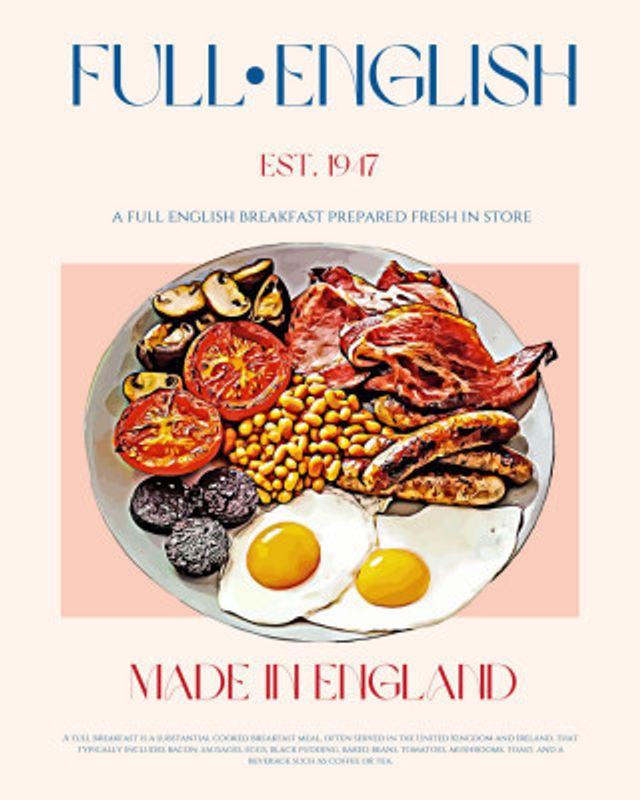 Traditional Full English Breakfast