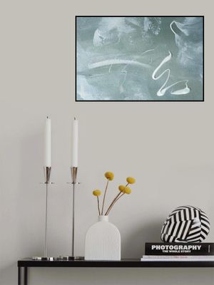 Green and White Acrylic