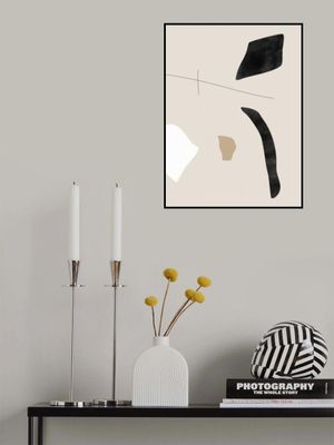 Graphic Shapes and Lines Poster