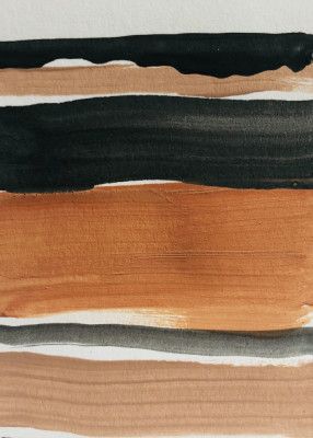 Horizontal Stripes In Earthy Tones