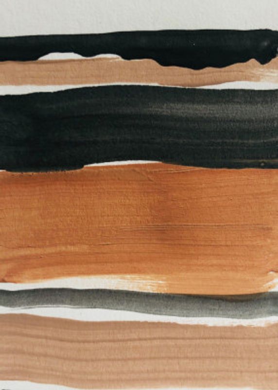 Horizontal Stripes In Earthy Tones