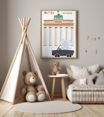 "Landmark25" Brandenburg Gate, Berlin, Germany