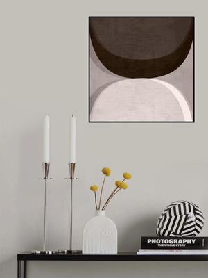 Modern Mocha Abstract Shapes 1