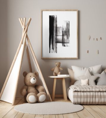 Ink %22black Ink Strokes No.04%22