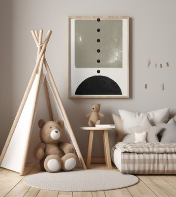 Black Dune Abstraction