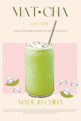 Chilled Matcha Drink