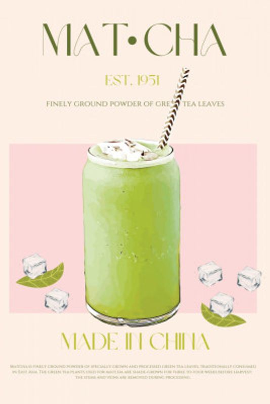 Chilled Matcha Drink