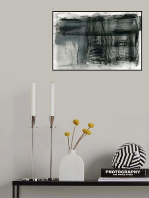 Abstract Charcoal Monochrome 1