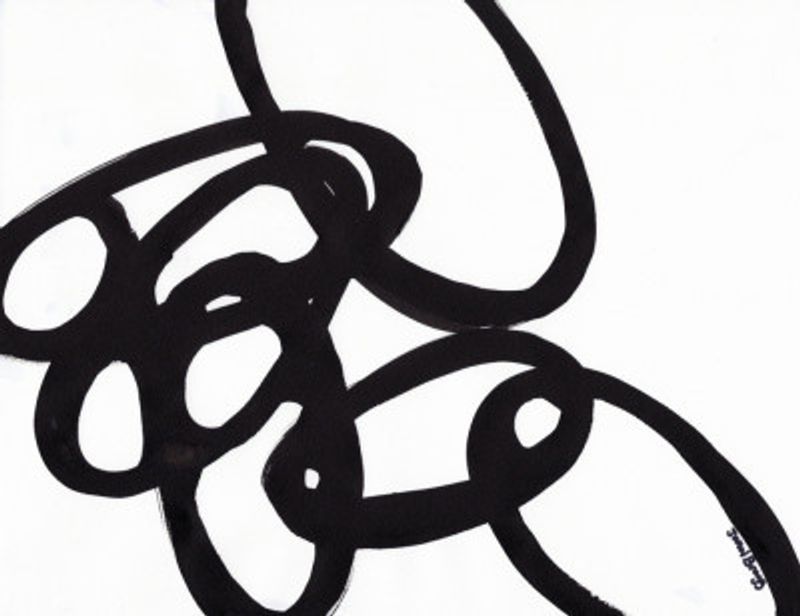 Ovals In Sumi Ink II