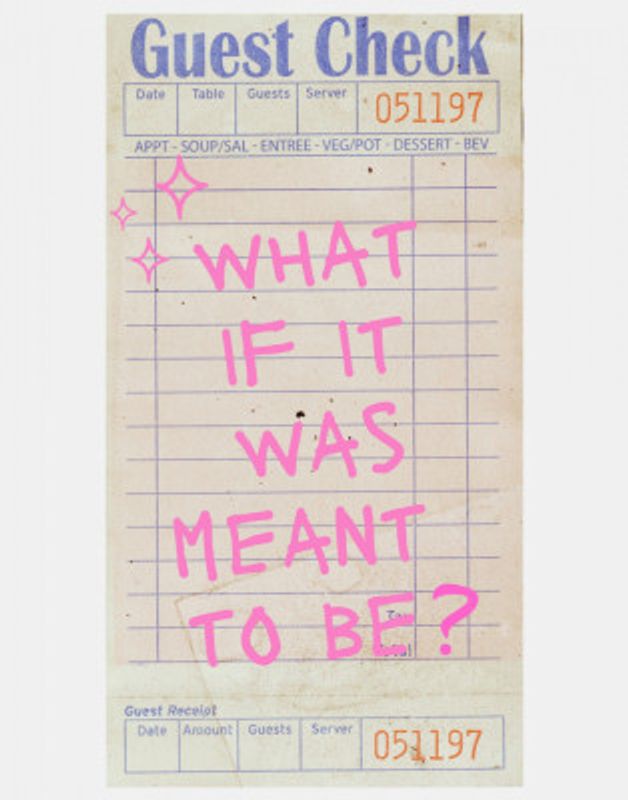 Meant To Be   Guest Check   Pink