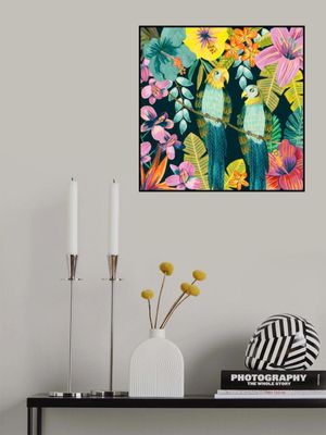 Parrots Tropical Floral Jungle