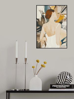 Depiction Of A Woman In A White Dress