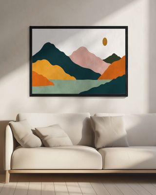 Landscape and sunset 1