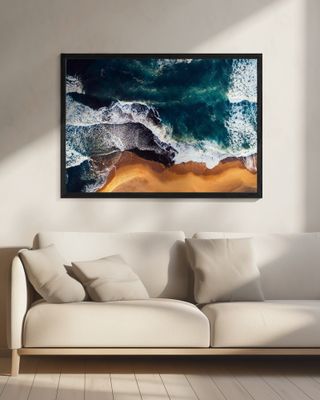 Deep Blue Ocean Waves