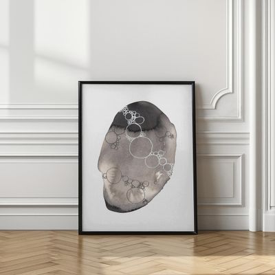 Organic Grey Bubbles