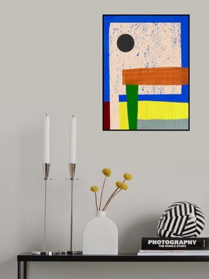 Minimalist Abstract Design with Geometric Shapes