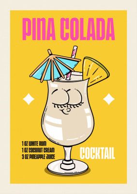 Pina Colada Character