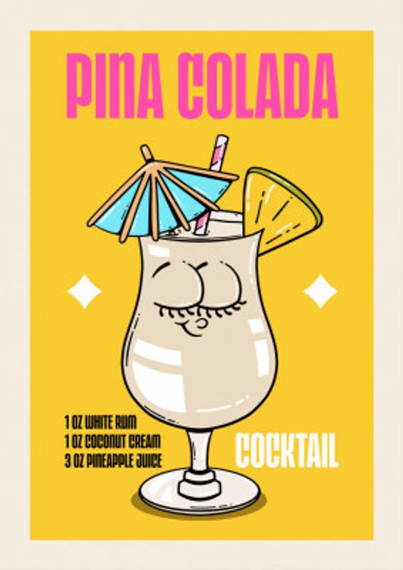 Pina Colada Character