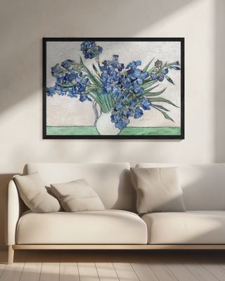 Vincent Van Gogh's Irises (1890).