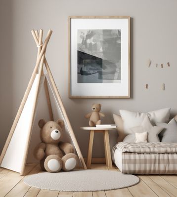 Abstract Monochrome Wash 1