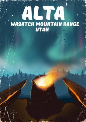 Alta Wasatch Mountain Range Utah