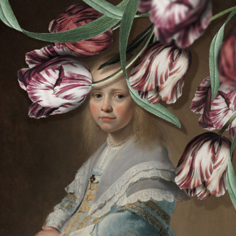 Portrait of a Girl - the Tulips Edition